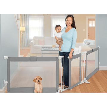 スーパーワイドゲイト グレー 日本育児【ラッピング不可商品】【送料無料 沖縄・一部地域を除く】